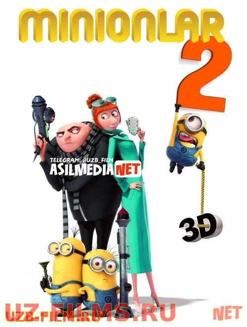 Yaxshi bo'lish osonmi 2 / Minionlar 2 HD Multfilm Uzbek tilida 2015