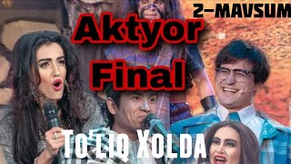 AKTYOR ko'rsatuvining FINAL sonida Shaxzoda Muhammedova sahnaga chiqishga majbur bo'ldi...